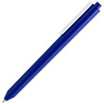 Ручка шариковая Pigra P03 Mat, темно-синяя с белым — изображение 3