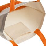 Холщовая сумка Shopaholic, оранжевая — изображение 4