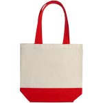 Холщовая сумка Shopaholic, красная — изображение 3