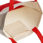 Холщовая сумка Shopaholic, красная — изображение 4