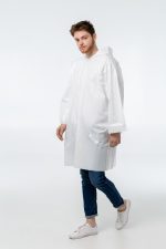 Дождевик-плащ CloudTime, белый — изображение 6