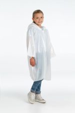 Дождевик-плащ детский BrightWay Kids, белый — изображение 5
