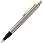 Ручка шариковая Parker IM Core K321 Brushed Metal GT M — изображение 2