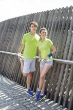 Футболка унисекс Sporty 140, оранжевый неон — изображение 7