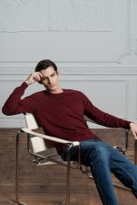 Джемпер Stitch с контрастной отделкой, синий с зеленым — изображение 6