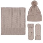 Варежки Heat Trick, бежевый меланж — изображение 3