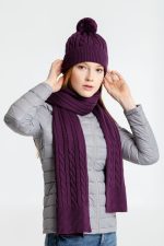 Шарф Heat Trick, баклажановый — изображение 6