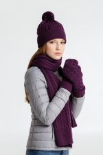 Варежки Heat Trick, баклажановые — изображение 4