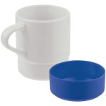 Кружка с силиконовой подставкой Protege , синяя — изображение 3