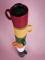 Кружка с пробковой подставкой Corky Walk, красная — изображение 6