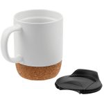 Кружка с пробковой подставкой Corky Walk, белая — изображение 3