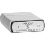 Зажигалка Zippo Armor Brushed, матовая серебристая — изображение 3