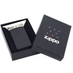 Зажигалка Zippo Slim Matt, матовая черная — изображение 3