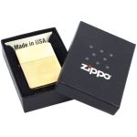 Зажигалка Zippo Classic Brushed, золотистая — изображение 3
