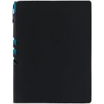 Ежедневник Flexpen Black, недатированный, черный с бирюзовым — изображение 4