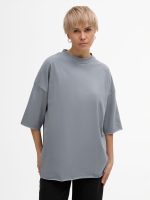 Футболка унисекс оверсайз T1, серая — изображение 5