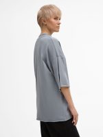 Футболка унисекс оверсайз T1, серая — изображение 6