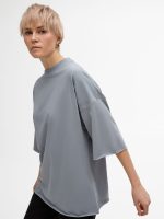 Футболка унисекс оверсайз T1, серая — изображение 7