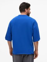 Футболка унисекс оверсайз T1, синяя — изображение 3