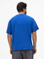 Футболка унисекс оверсайз T2, синяя — изображение 3