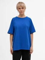 Футболка унисекс оверсайз T2, синяя — изображение 5