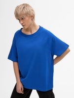 Футболка унисекс оверсайз T2, синяя — изображение 6