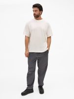 Футболка унисекс оверсайз T2, молочно-белая — изображение 4