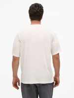 Футболка унисекс оверсайз T2, молочно-белая — изображение 3