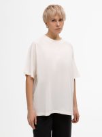 Футболка унисекс оверсайз T2, молочно-белая — изображение 5