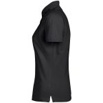 Рубашка поло женская Surf Lady, черная — изображение 3