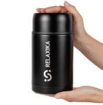 Термос для еды Relaxika 1000, черный — изображение 6