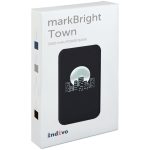 Аккумулятор с подсветкой markBright Town, 5000 мАч, черный — изображение 7