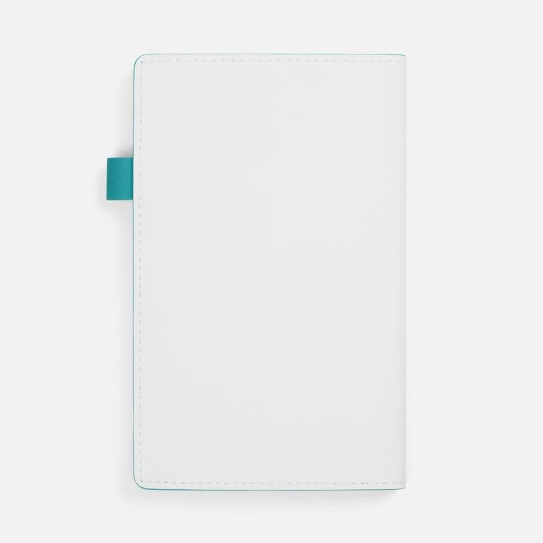 Ежедневник White Shall, недатированный, бело-бирюзовый — изображение 2