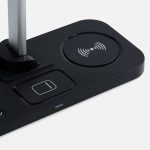 Настольная лампа с беспроводной зарядкой Power Light, черная — изображение 6