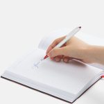 Ручка шариковая Tick, белая с красным — изображение 4