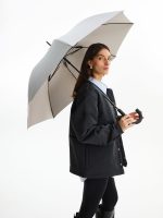 Зонт-трость Wind, серебристый — изображение 7