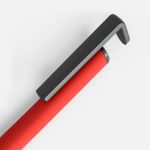 Ручка шариковая Standic с подставкой для телефона, красная — изображение 3