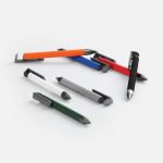 Ручка шариковая Standic с подставкой для телефона, красная — изображение 6