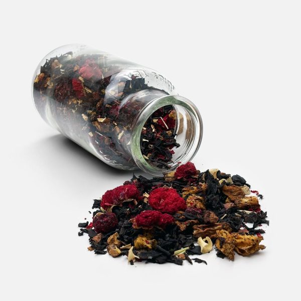 черный с соком ананаса с вишней