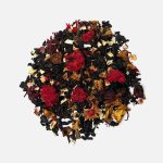 цветками и коркой граната и лемонграссом