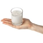Ароматическая свеча Savor Flavor в прозрачном стакане, кедр и яблочный пирог — изображение 3