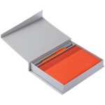 Коробка Duo под ежедневник и ручку, серая — изображение 4