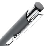 Ручка шариковая Keskus Soft Touch, серая — изображение 4