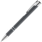 Ручка шариковая Keskus Soft Touch, серая — изображение 2