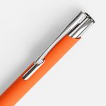 Ручка шариковая Keskus Soft Touch, оранжевая — изображение 4