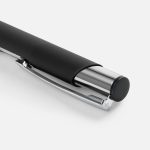 Ручка шариковая Keskus Soft Touch, черная — изображение 3