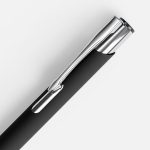 Ручка шариковая Keskus Soft Touch, черная — изображение 4