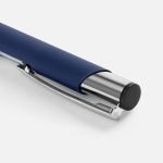 Ручка шариковая Keskus Soft Touch, темно-синяя — изображение 3