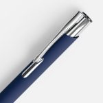 Ручка шариковая Keskus Soft Touch, темно-синяя — изображение 4