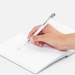 Ручка шариковая Keskus Soft Touch, белая — изображение 5